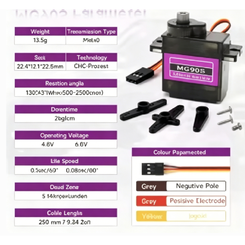 Rc Helicopter Mini - MG90S Metal Gear Servo 9g SG90