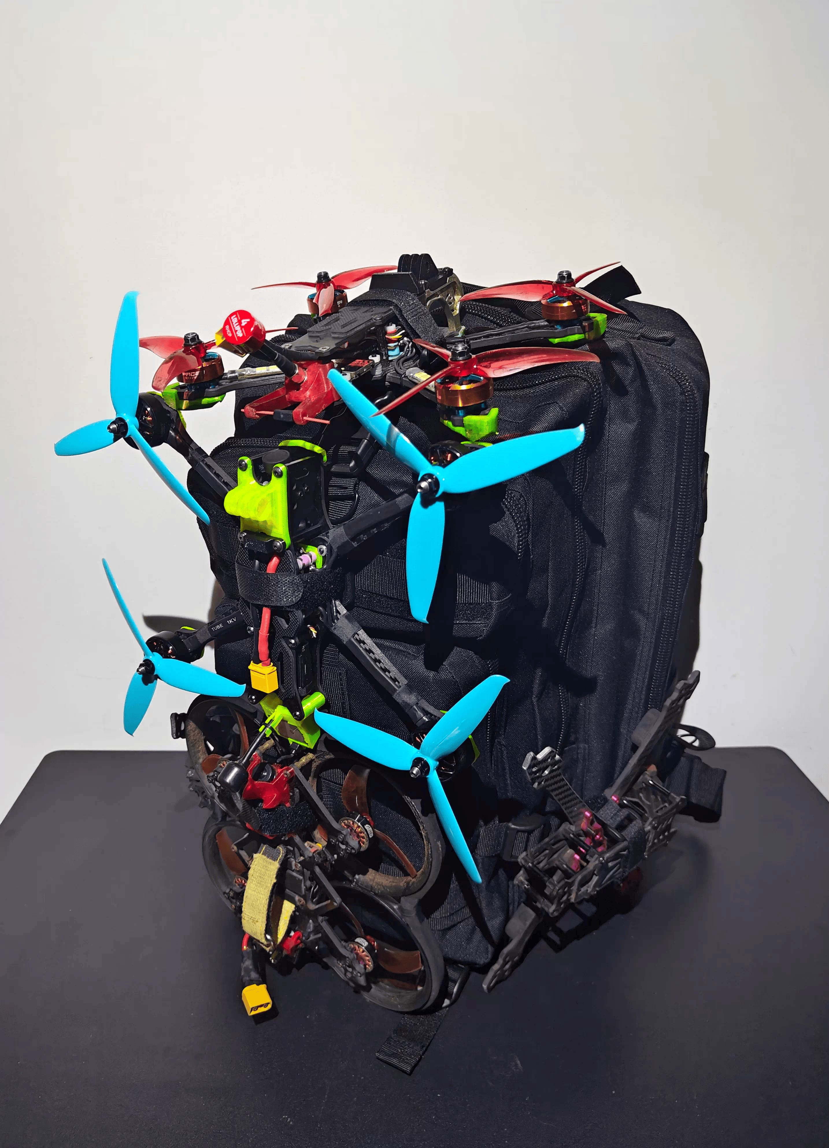 Rc Helicopter Large - FPV Backpack Military Hang 4-5 Set