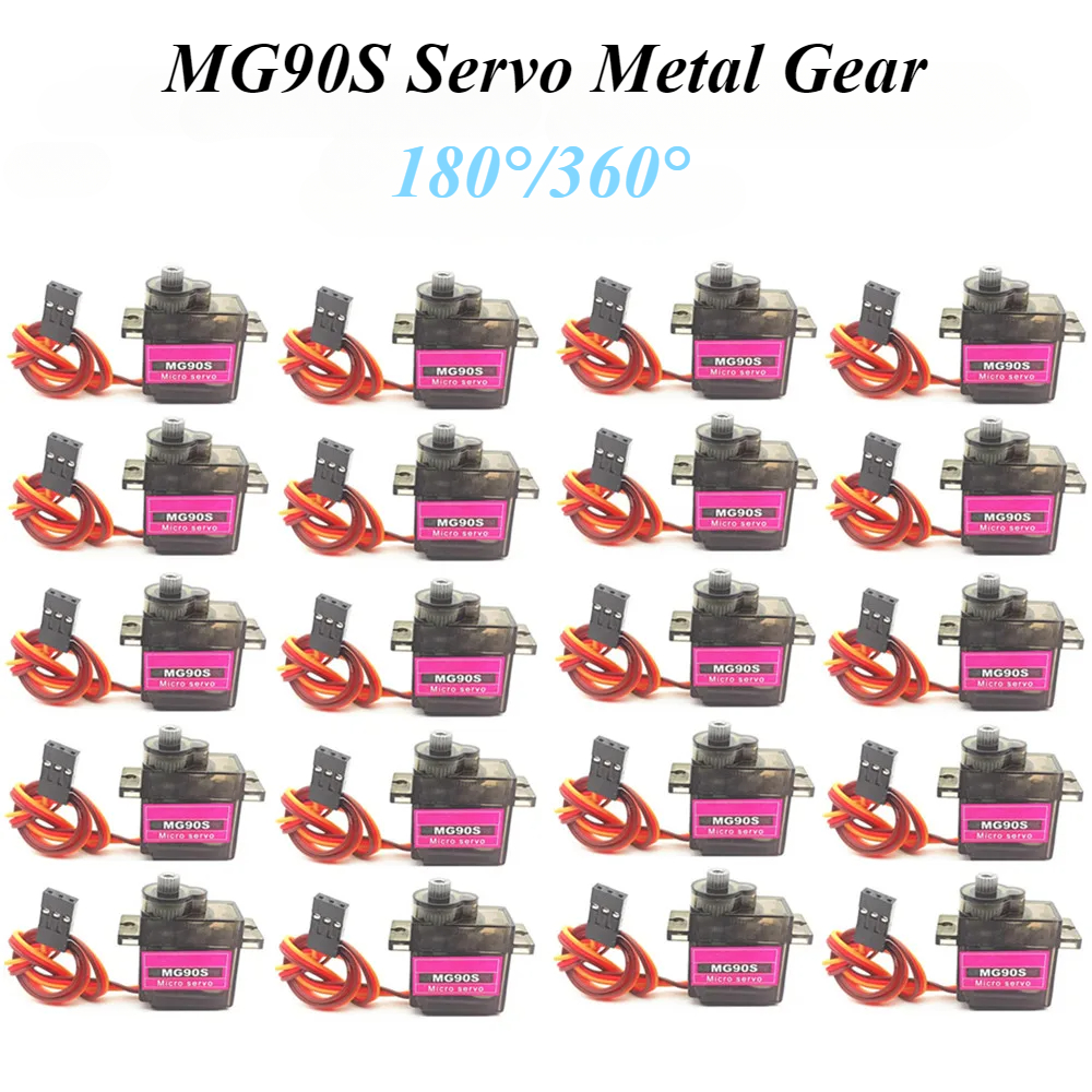 Rc Helicopter Servo - 2/4/10/20/50Pcs MG90S Servo All Metal Gear