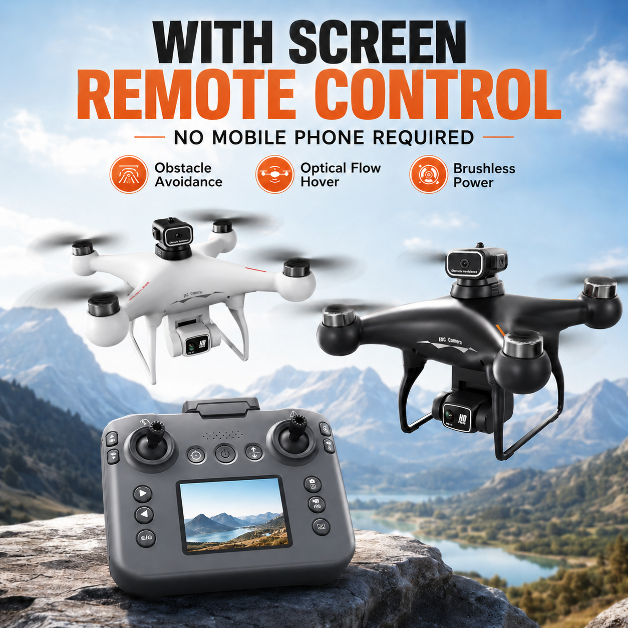 Rc Helicopter Case - ZNLYRION S116 RC Drone Brushless Motor