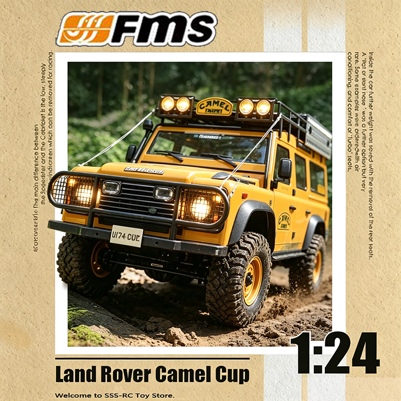 Rc Helicopter Charger - In-Stock Fms Land Rover Camel Cup