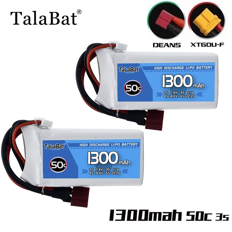 Rc Helicopter Coaxial - NEW 11.1V 1300mAh 50C LiPo Battery