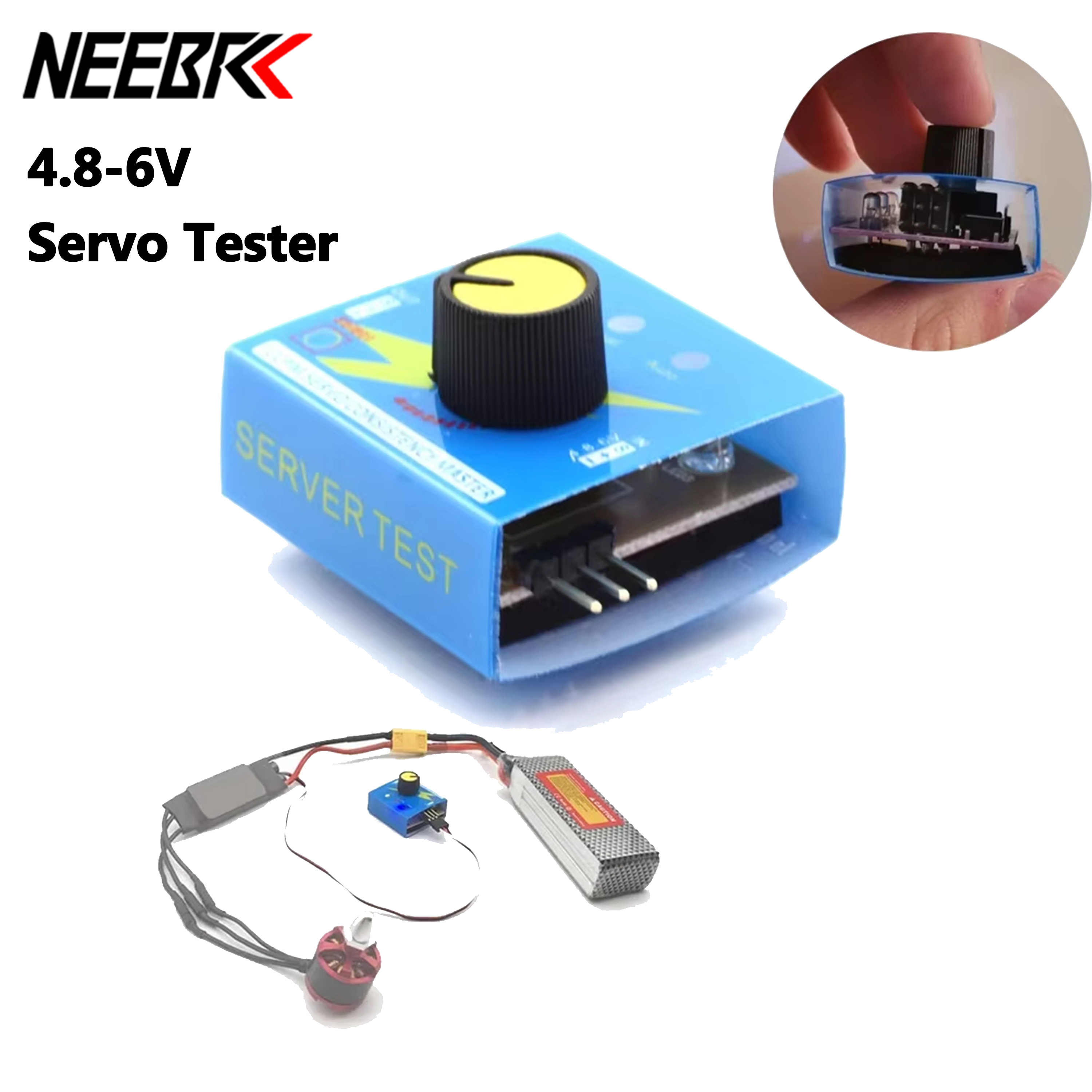 Rc Helicopter Parts - NEEBRC Simple Multi Servo Tester CCPM