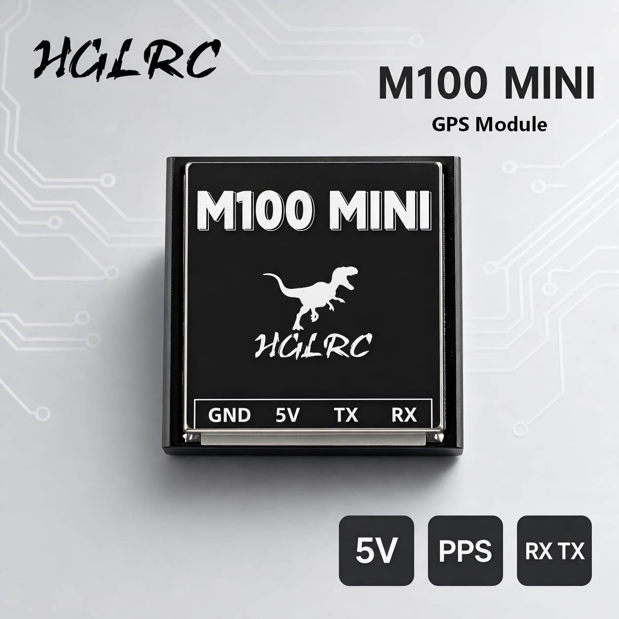 Rc Helicopter Parts - HGLRC M100 Mini GPS Module M10