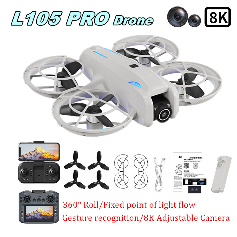 Rc Helicopter Case - L105 PRO Drone Duel 8k Lens