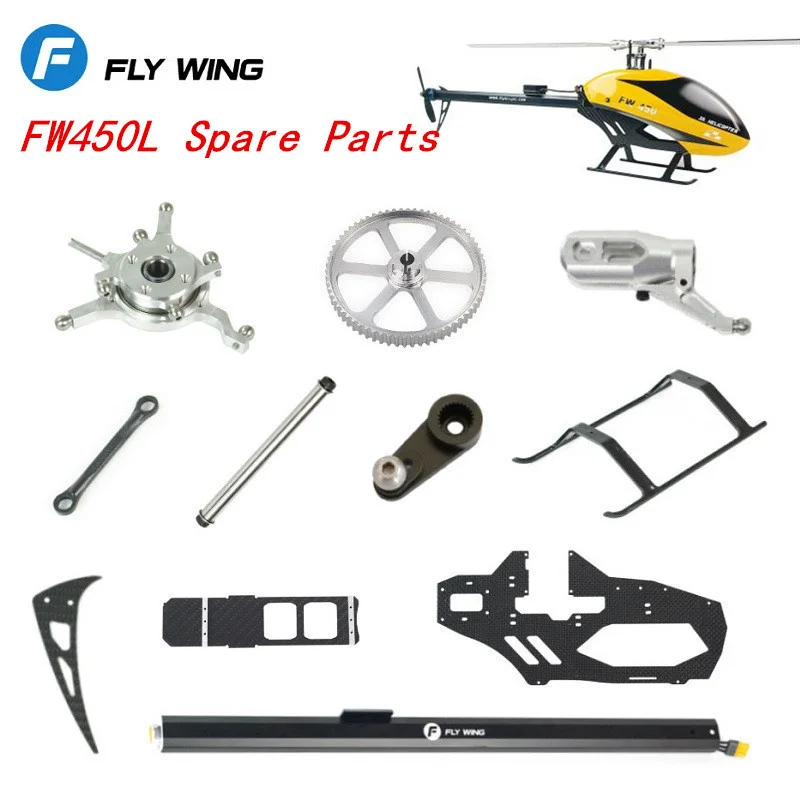 FLY WING FW450L FW450 V2 V2.5  - огляд і ціна Rc Helicopter Coaxial