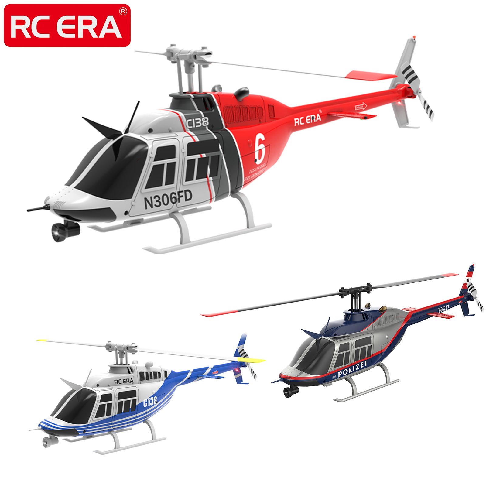 RC ERA C138 BELL 206 Jet Range - огляд і ціна Rc Helicopter Gyro
