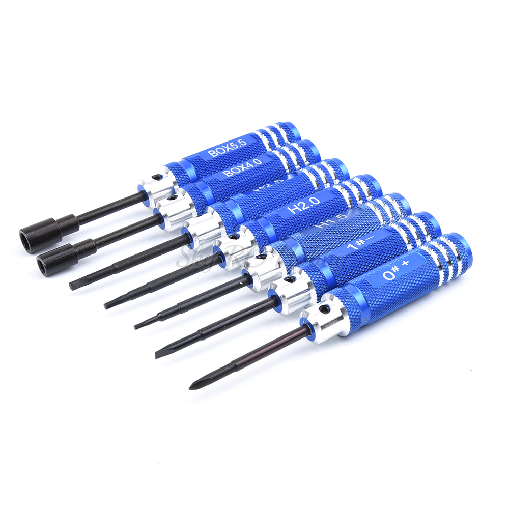7PCS/Set 0/1/1.5/2/2.5/4/5.5mm - огляд і ціна Rc Helicopter Tool Kit
