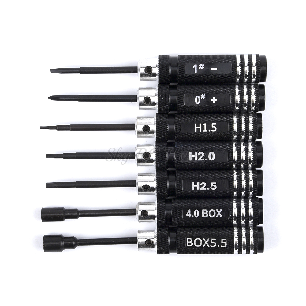 7PCS/Set 0/1/1.5/2/2.5/4/5.5mm - огляд і ціна Rc Helicopter Tool Kit