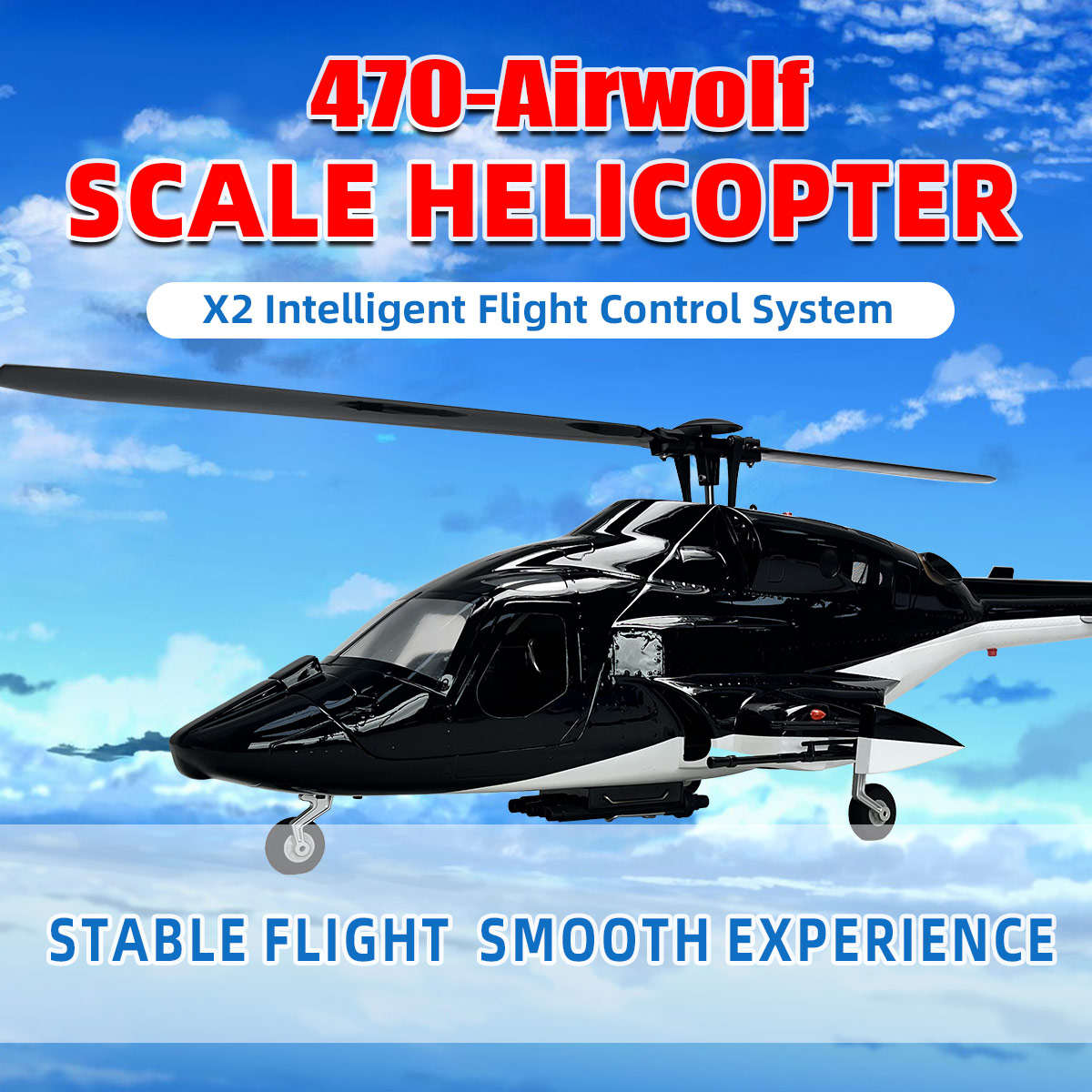 470 Size Airwolf RTF RC Helico - огляд і ціна Rc Helicopter Nitro