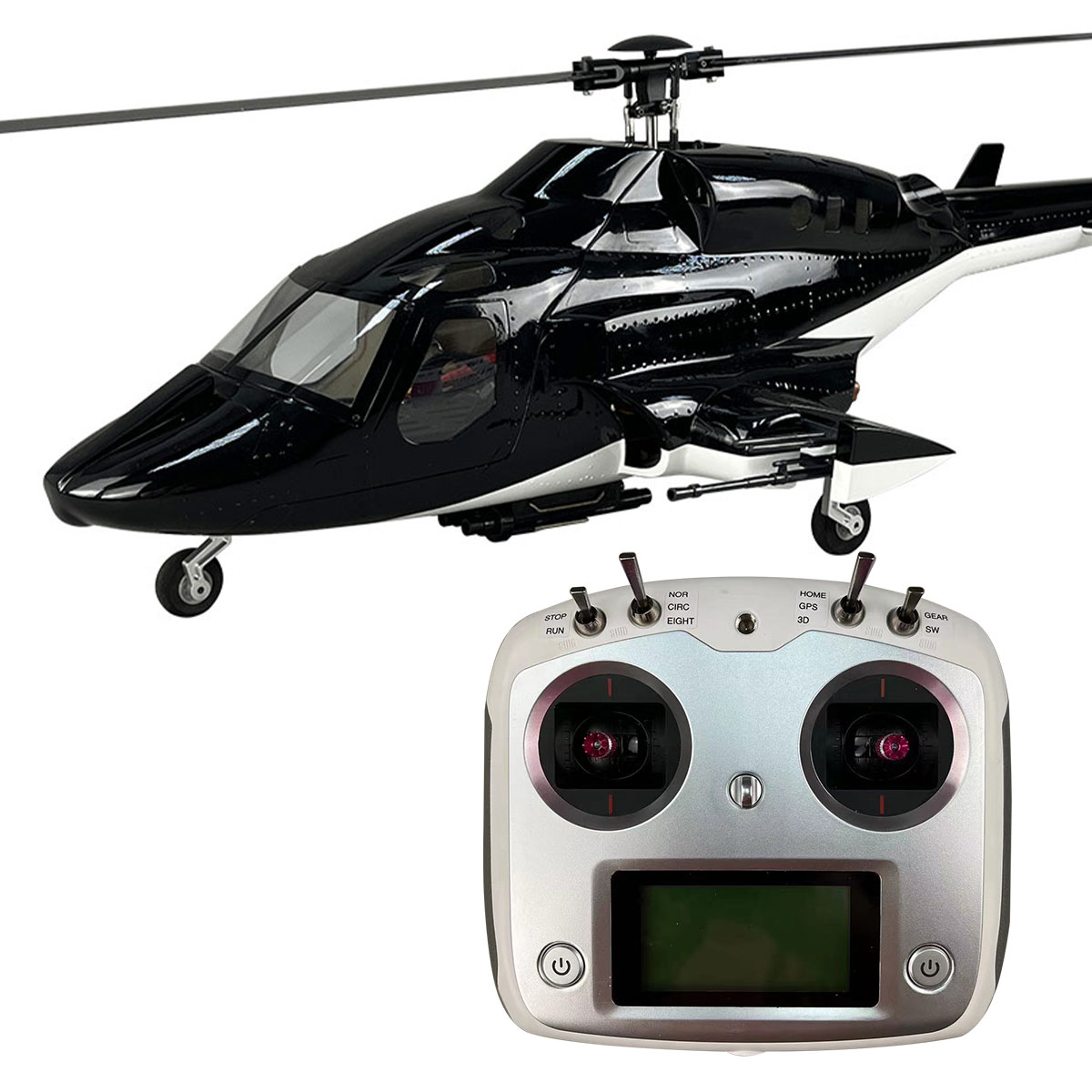 470 Size Airwolf RTF RC Helico - огляд і ціна Rc Helicopter Nitro