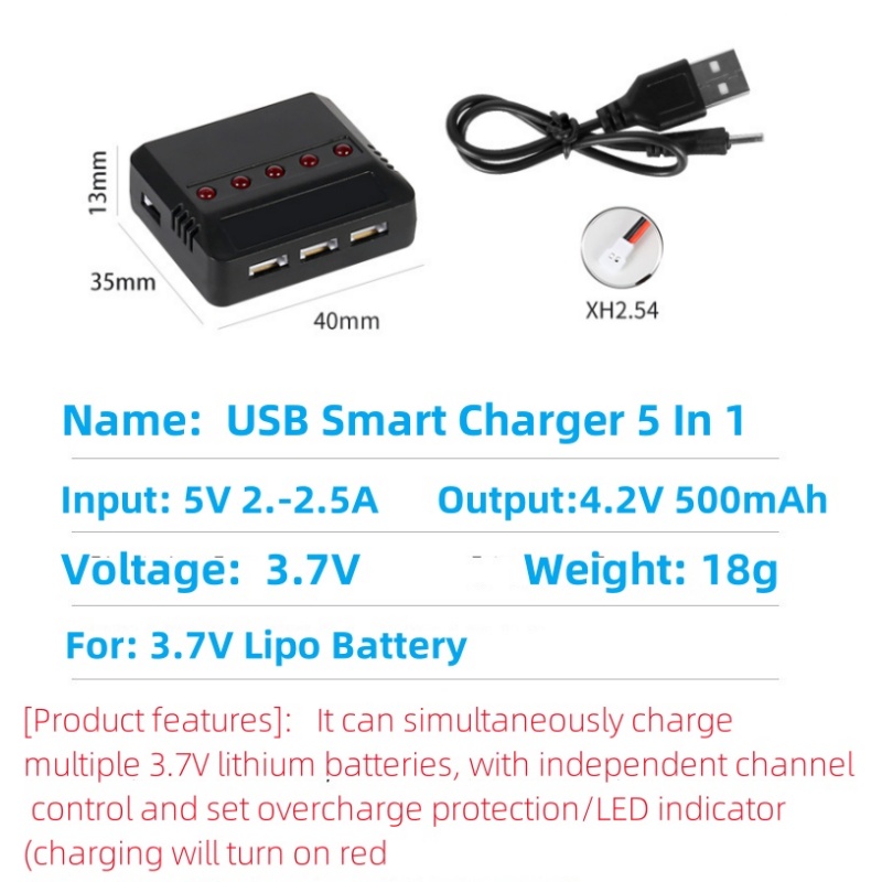 Syma X5HW X5HC X5C X5SW 3.7V 5 - огляд і ціна Rc Helicopter Charger