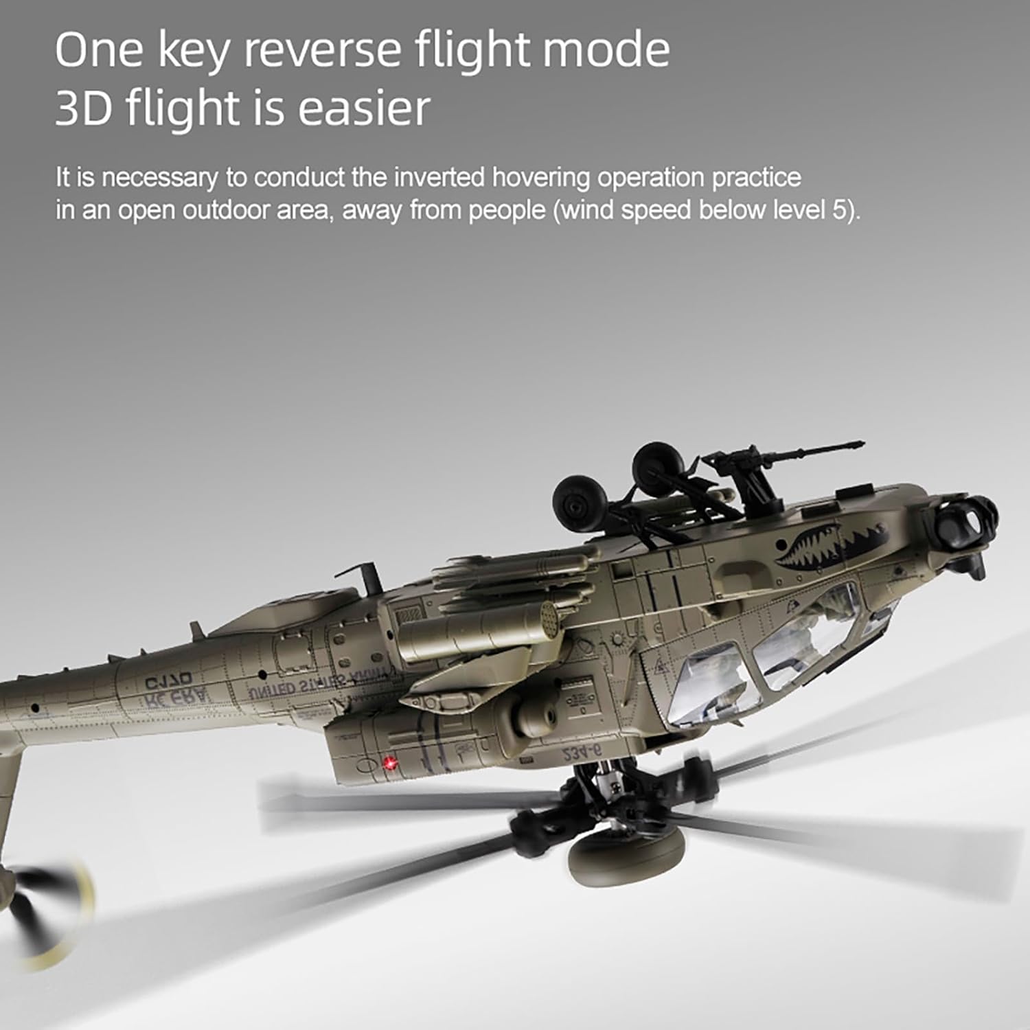 310MM 6CH C170 AH-64D Remote C - огляд і ціна Rc Helicopter Large