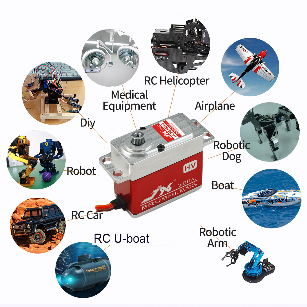 JX Servo BLS-HV7032/7046MG Bru - огляд і ціна Rc Helicopter Large