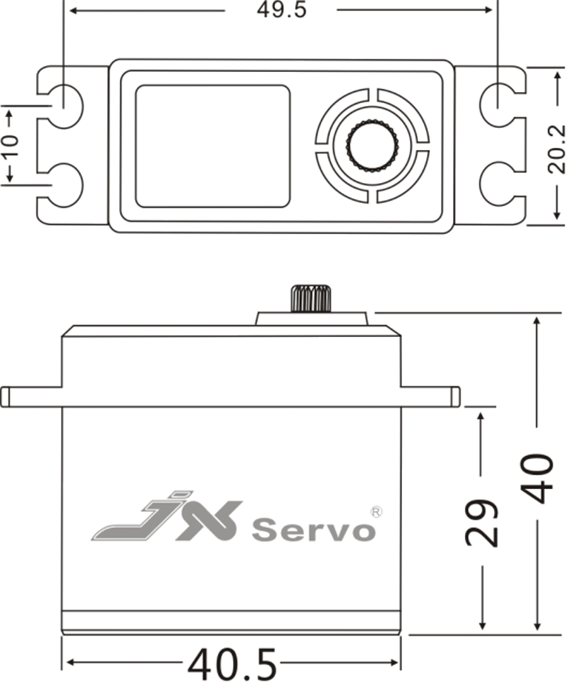 JX Servo CLS-6322HV 22KG High  - огляд і ціна Rc Helicopter Motor