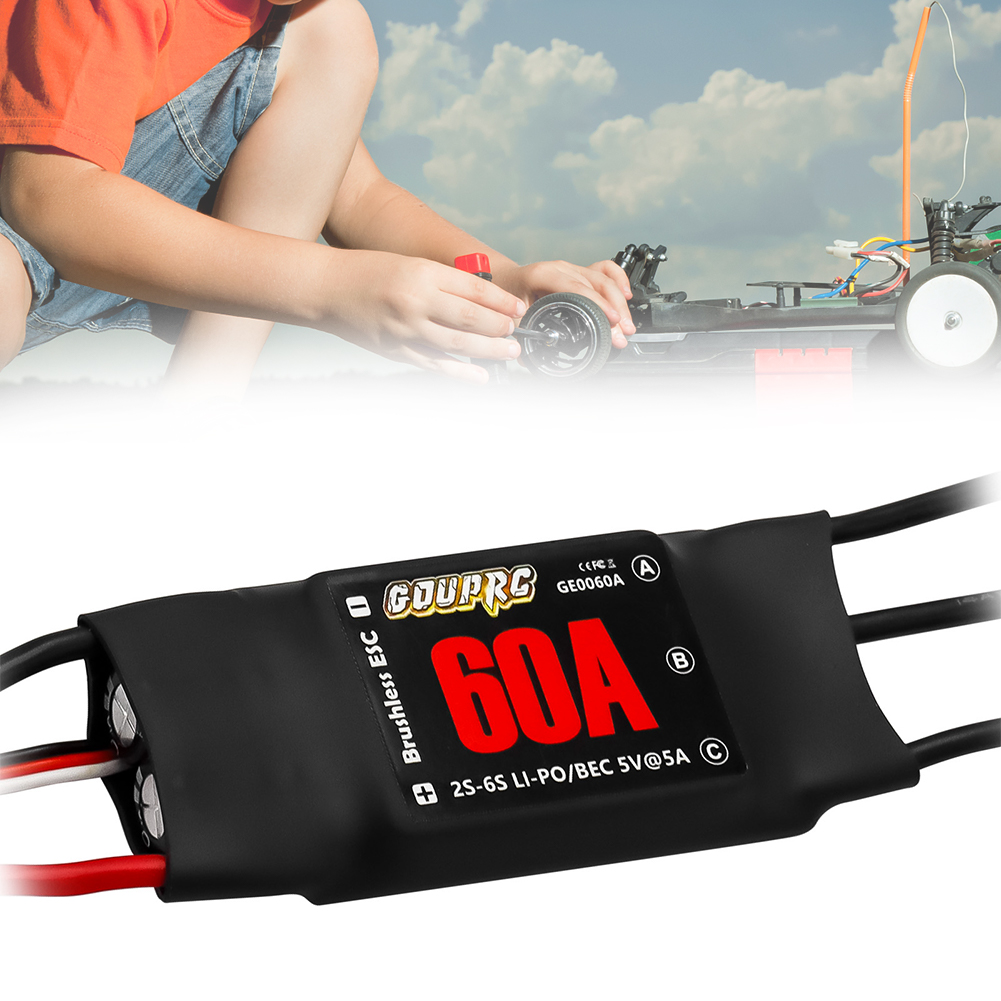 60A Brushless ESC 2-6S Electri - огляд і ціна Rc Helicopter Electric