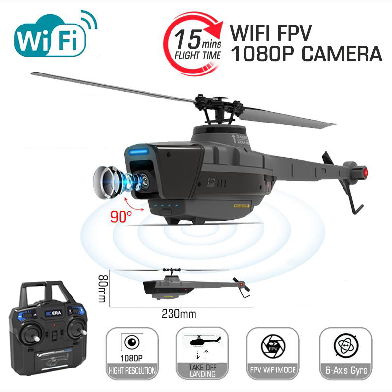 C128 2.4G RC Helicopter 4 Prop - огляд і ціна Rc Helicopter Gyro