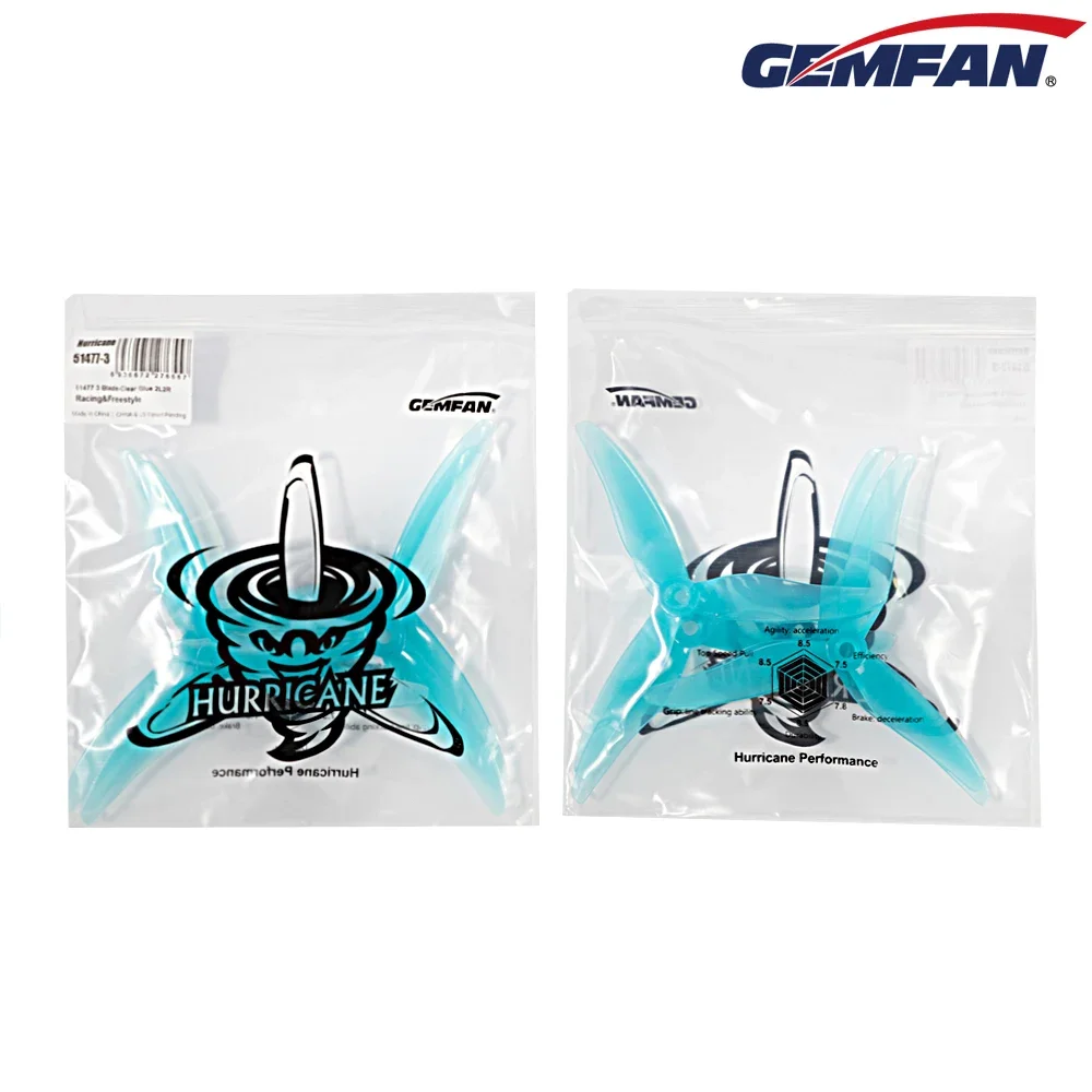 10Pairs (10CW + 10CCW) Gemfan  - огляд і ціна Rc Helicopter Blade