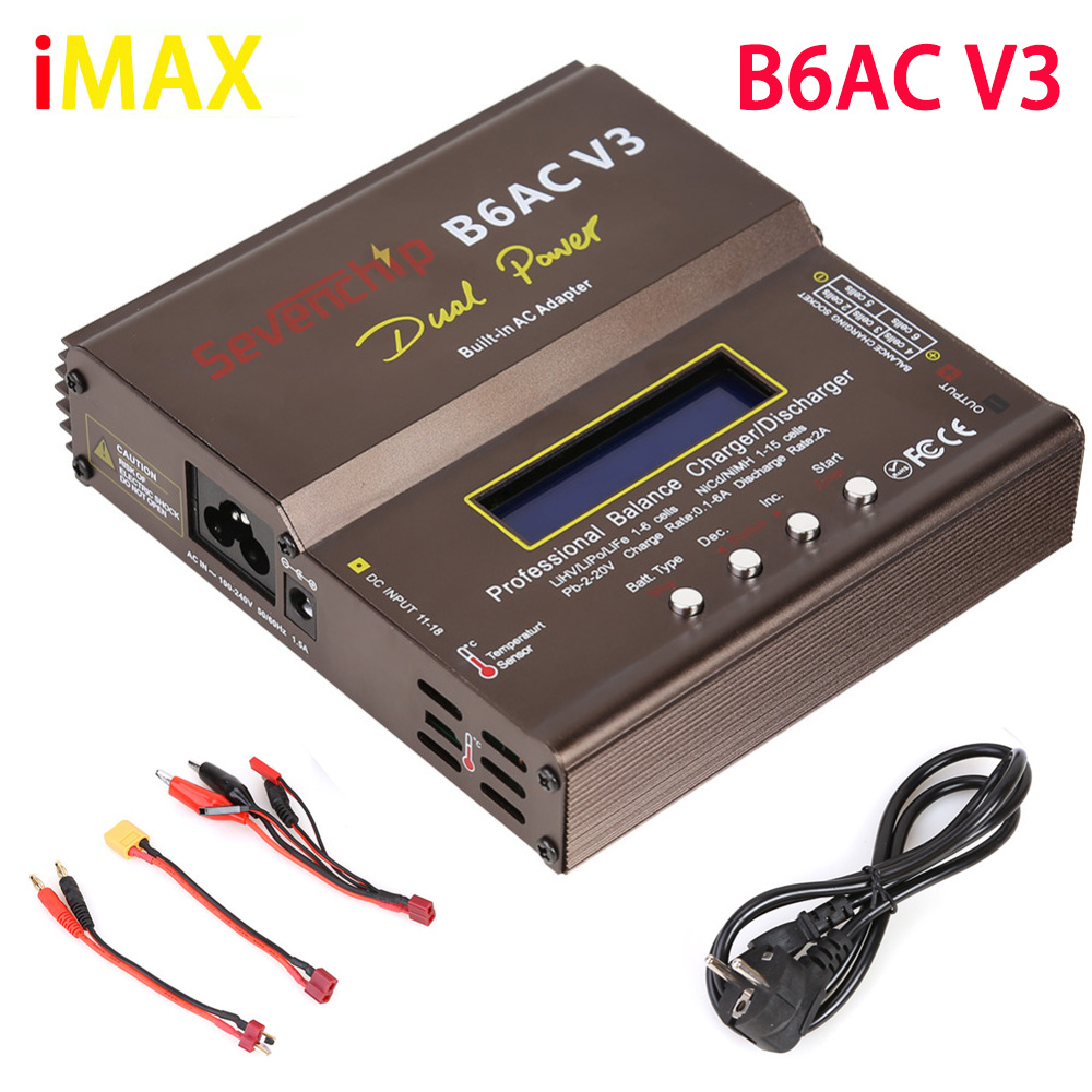 80W IMAX B6AC V3 Balance Charg - огляд і ціна Rc Helicopter Charger
