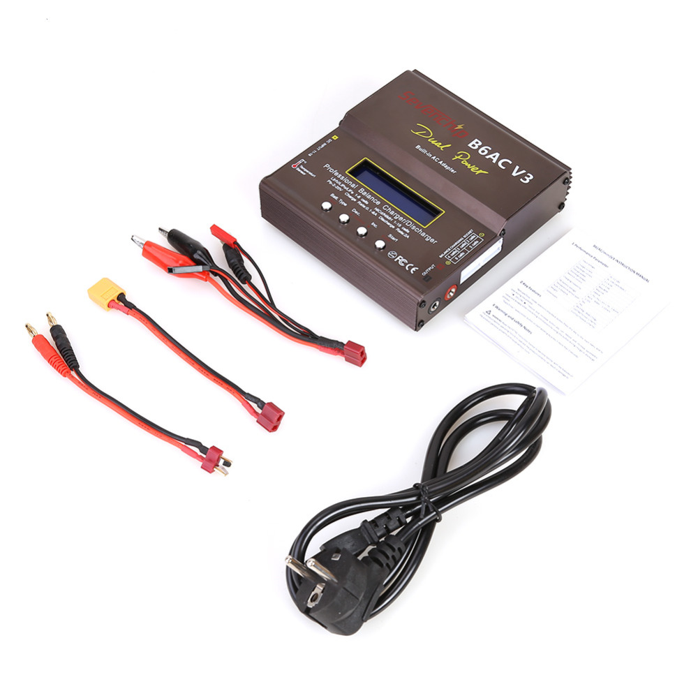 80W IMAX B6AC V3 Balance Charg - огляд і ціна Rc Helicopter Charger