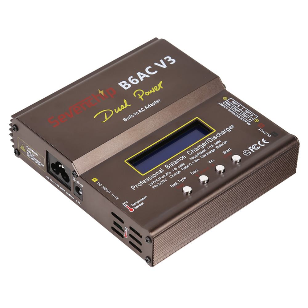80W IMAX B6AC V3 Balance Charg - огляд і ціна Rc Helicopter Charger