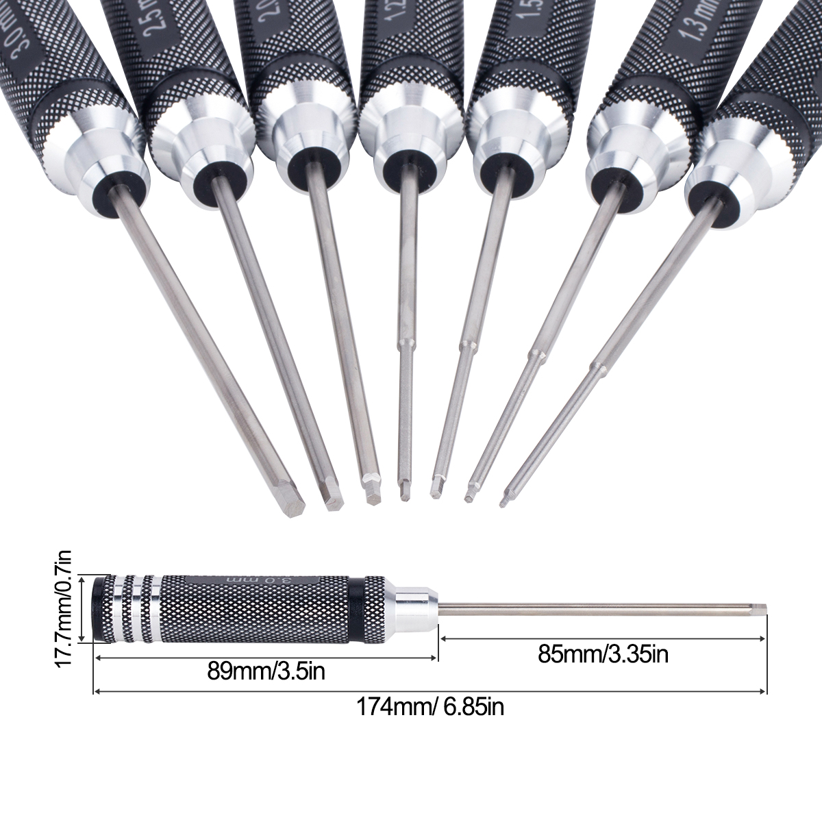 7 IN 1 Steel Hex Screwdriver S - огляд і ціна Rc Helicopter Tool Kit