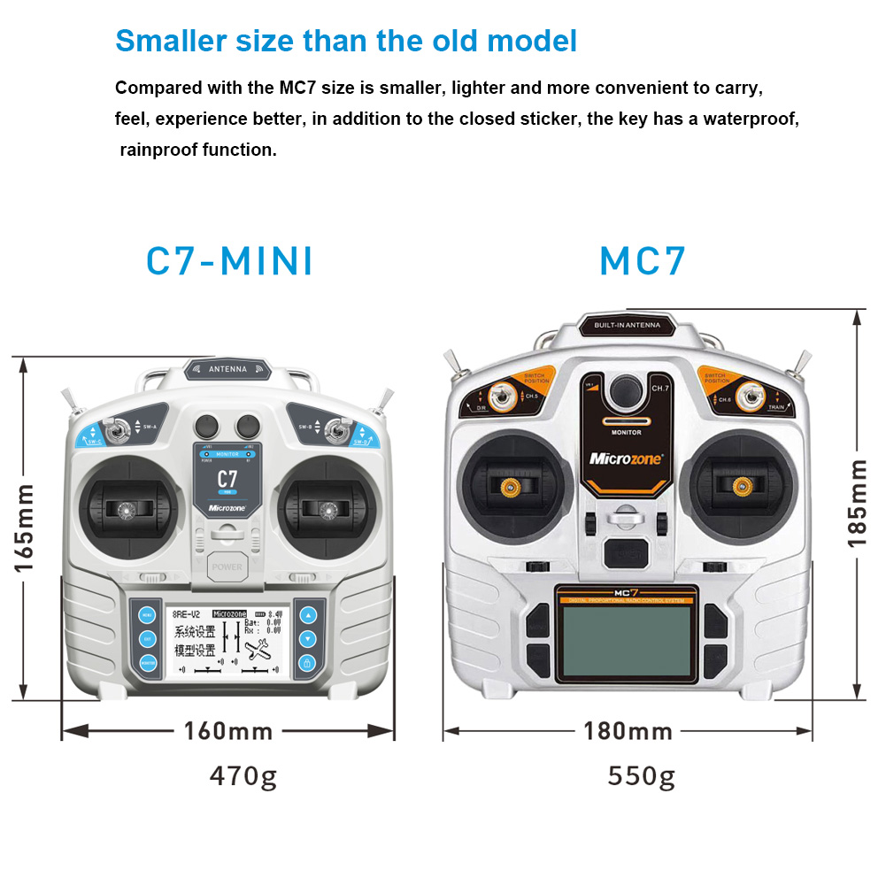 MicroZone MC7 Controller C7 MI - огляд і ціна Rc Helicopter Mini