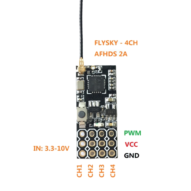Flysky FS2A Mini Receiver 4CH  - огляд і ціна Rc Helicopter Battery