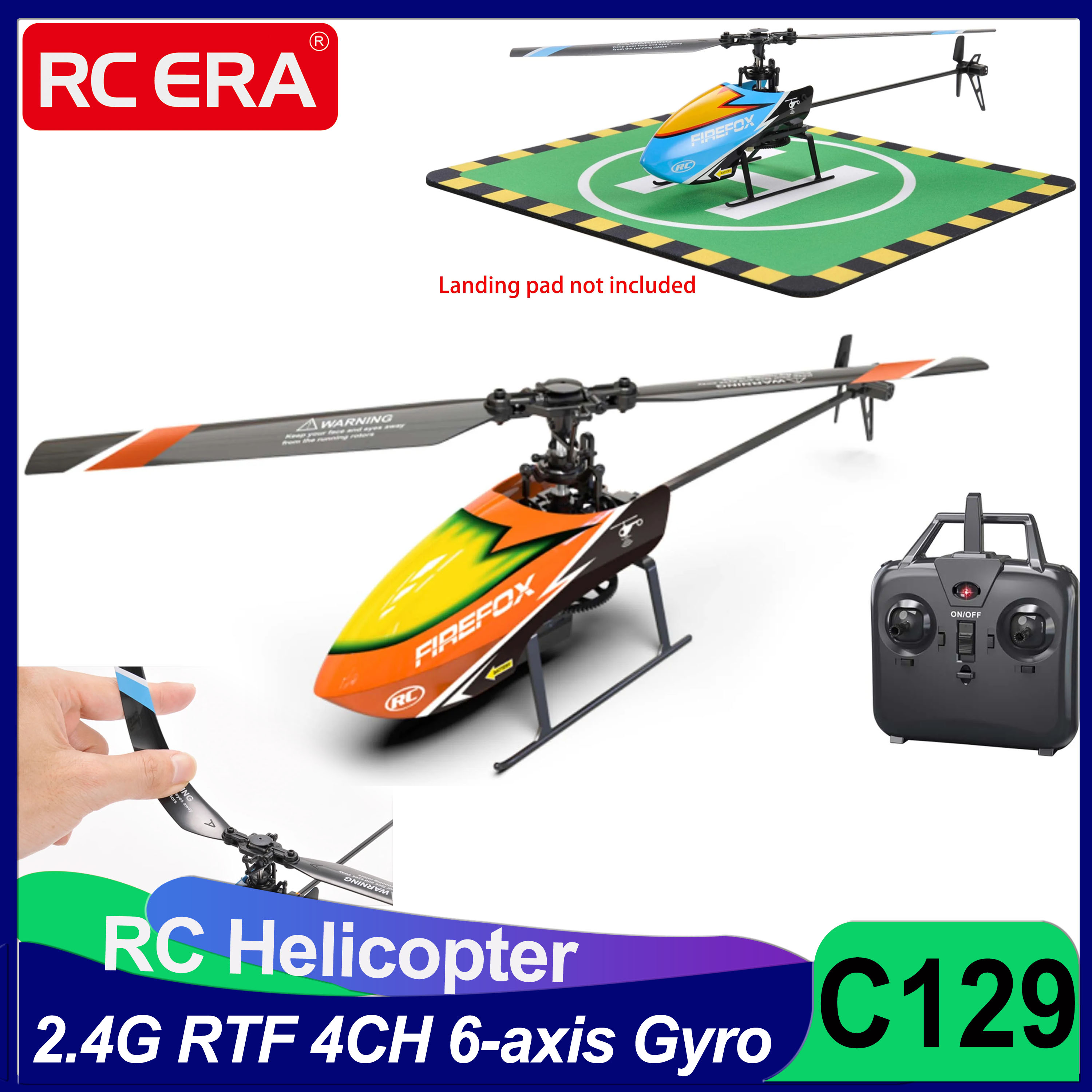 C129 RC Helicopter RTF 4CH 6-a - огляд і ціна Rc Helicopter Gyro