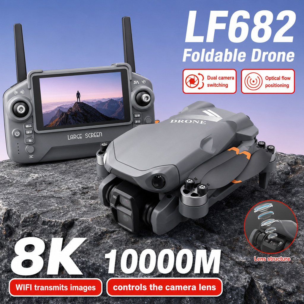 Aerial Photo LF682 Drone 8K HD - огляд і ціна Rc Helicopter Case