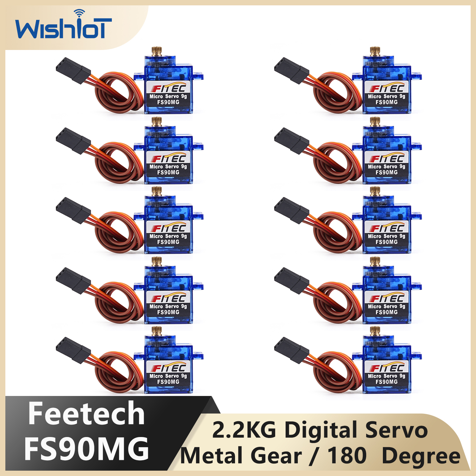Feetech FS90MG 2.2KG 9g Digita - огляд і ціна Rc Helicopter Motor
