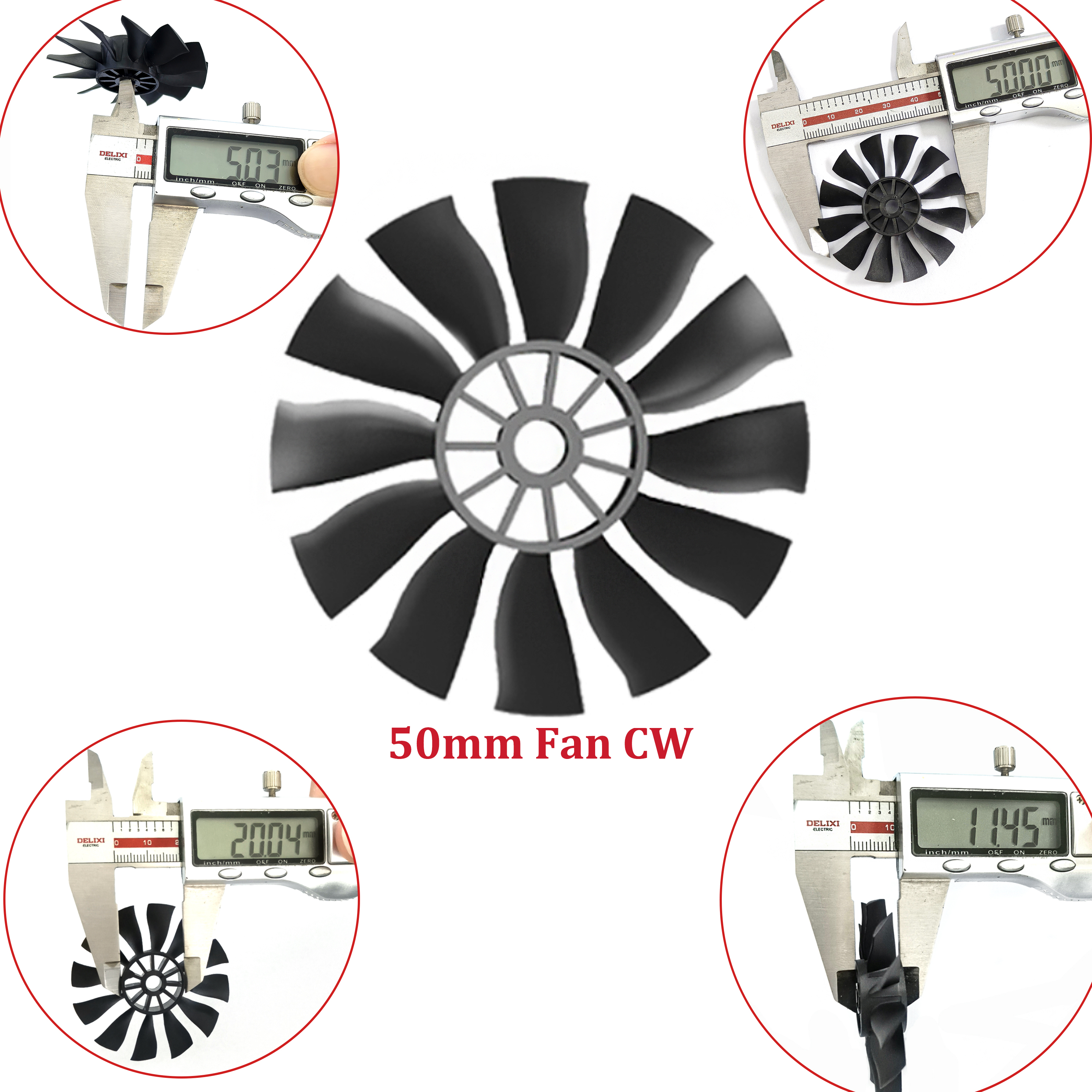 QX-MOTOR 12Blades CW CCW 70mm  - огляд і ціна Rc Helicopter Blade