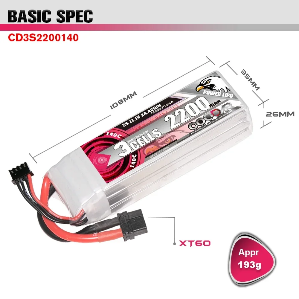 2200mAh 3S 11.1V Li-po Ba-tter - огляд і ціна Rc Helicopter Bag