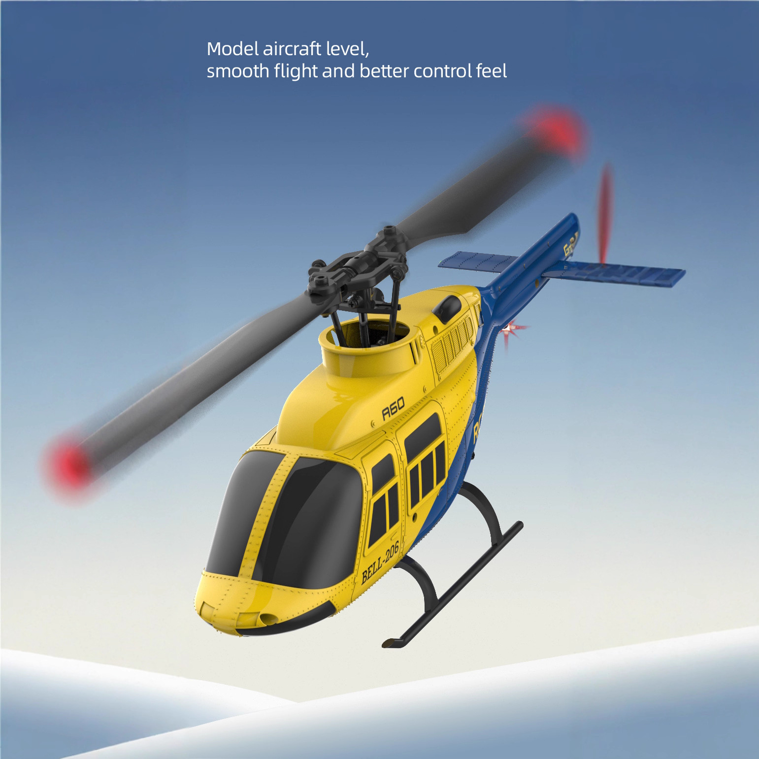 A60 1/42 Scale Bell 206 RC Hel - огляд і ціна Rc Helicopter Single Rotor