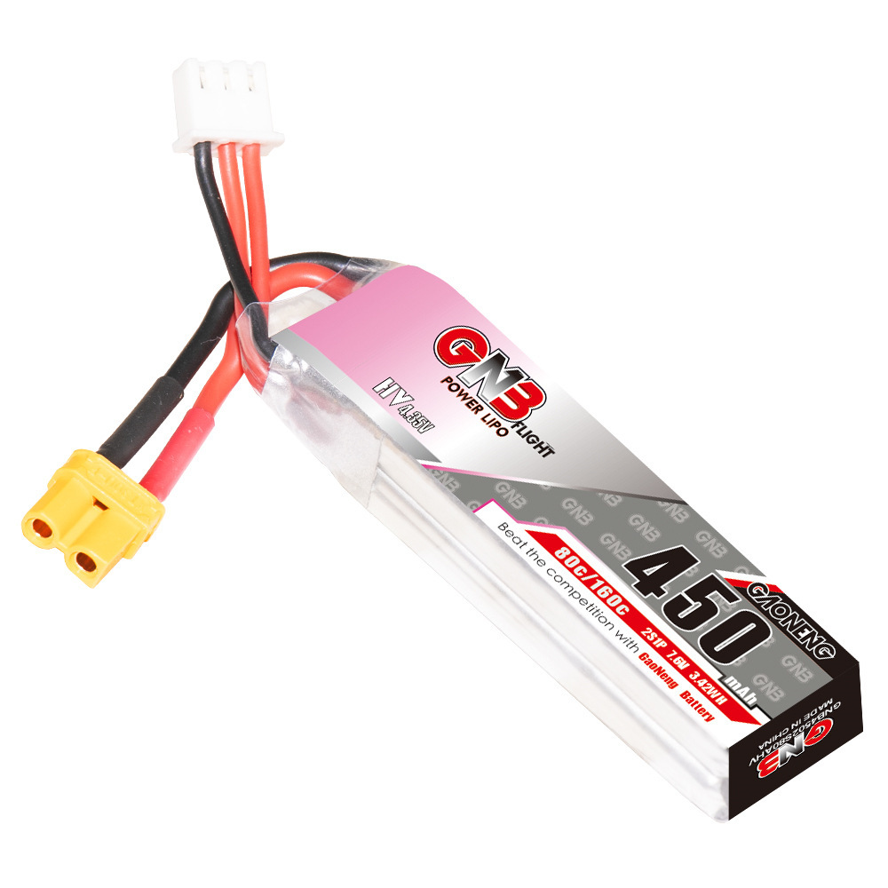 GNB LiPo Battery HV 2S 7.6V 45 - огляд і ціна Rc Helicopter Parts