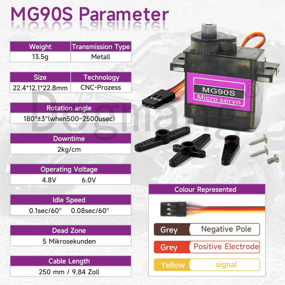 MG90S Servo 1/2/4/10/20/50 Pcs - огляд і ціна Rc Helicopter Mini