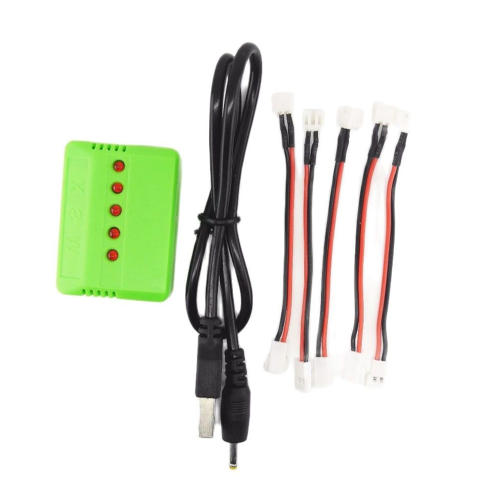 5PCS Cables And 1X 5 In 1 USB  - огляд і ціна Rc Helicopter Charger