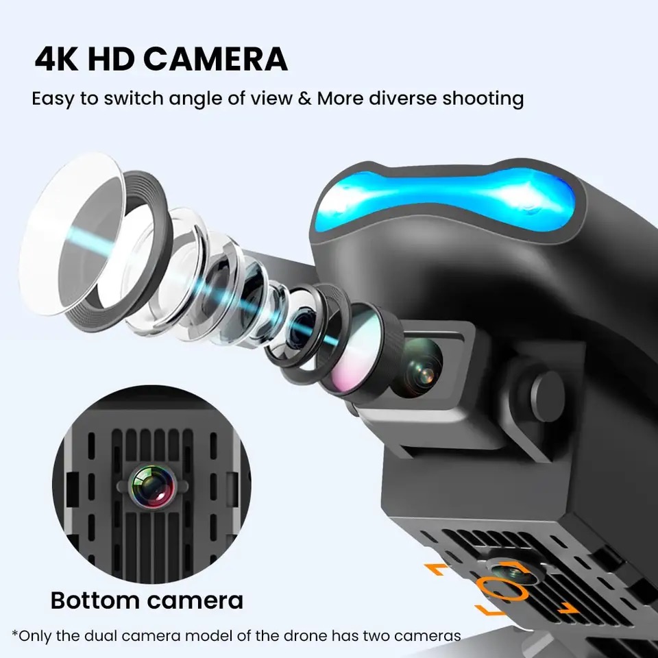 New Mini drone E99 4K WIFI HD  - огляд і ціна Rc Helicopter Gas