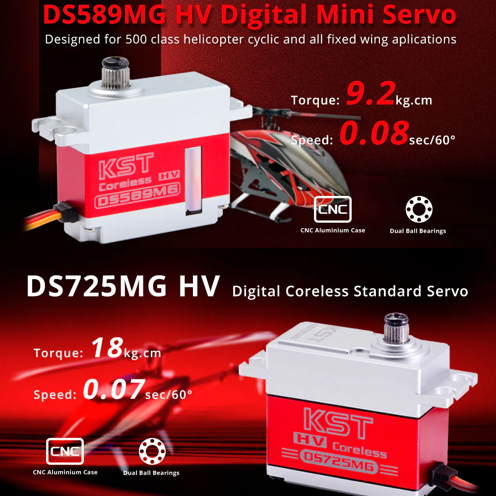 KST DS589MG /DS565X /DS725MG M - огляд і ціна Rc Helicopter Mini