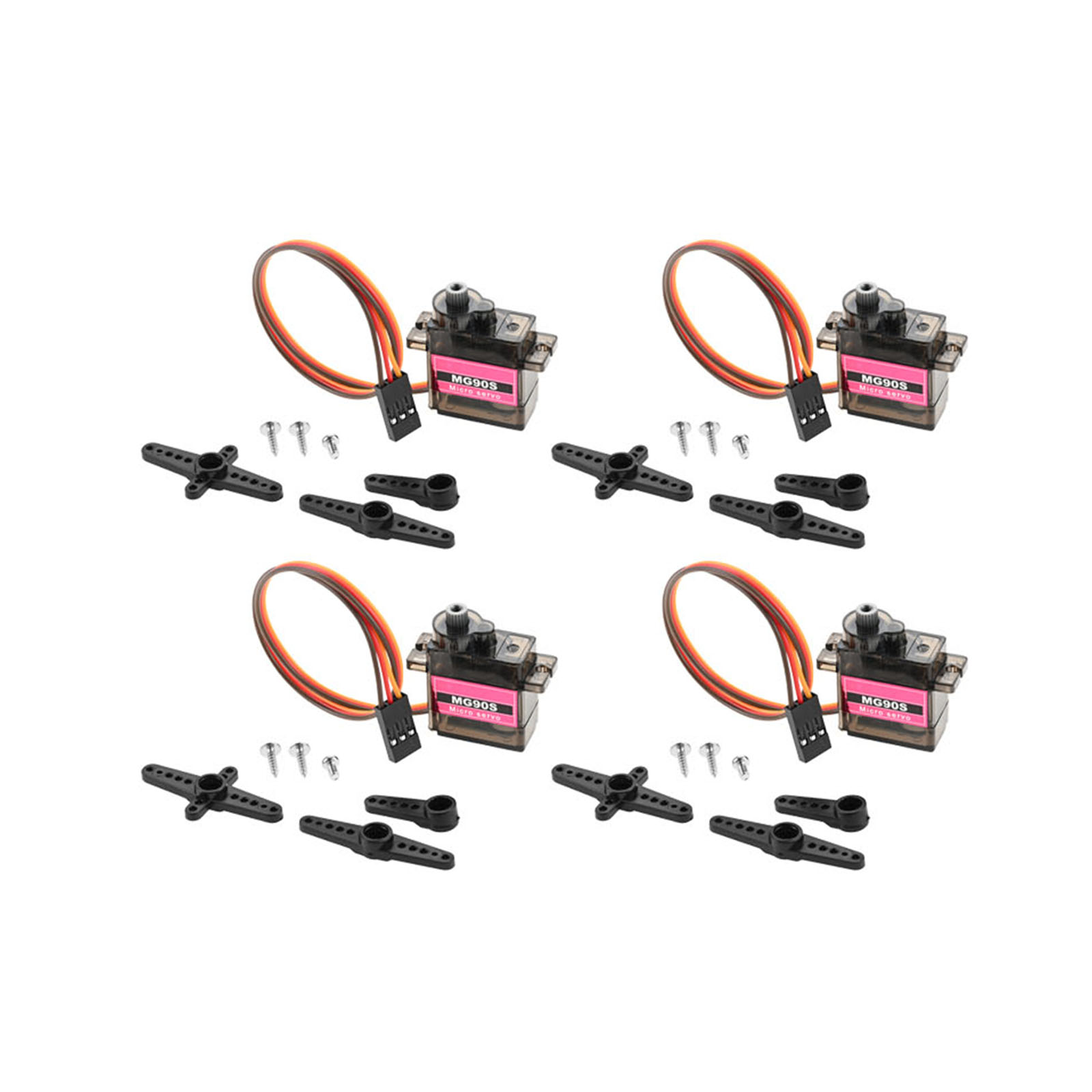 4pcs Micro Servo Metal Gear 90 - огляд і ціна Rc Helicopter Mini