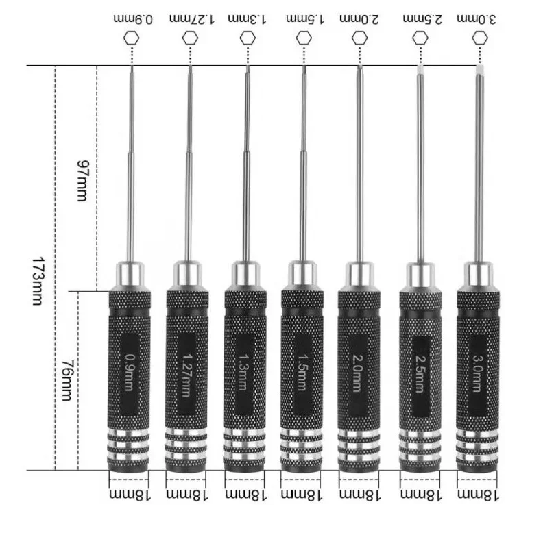 Hex Driver 7/4PCS Hex Allen Sc - огляд і ціна Rc Helicopter Tool Kit