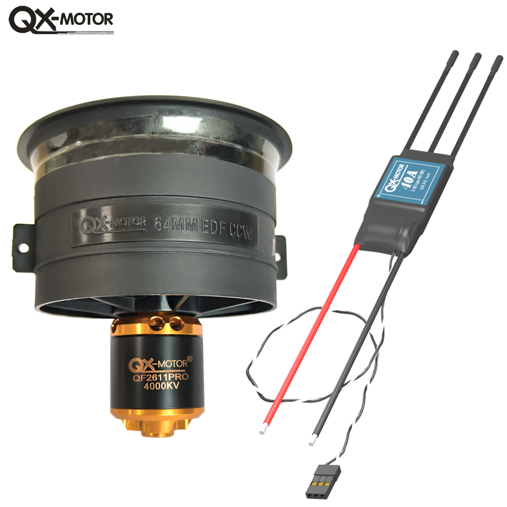 QX-MOTOR 5 Blades 64mm EDF Duc - огляд і ціна Rc Helicopter Blade