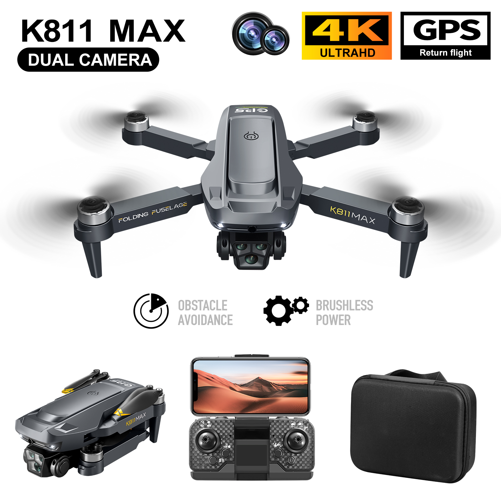 K811MAX Quadcopter Drone: Brus - огляд і ціна Rc Helicopter Case