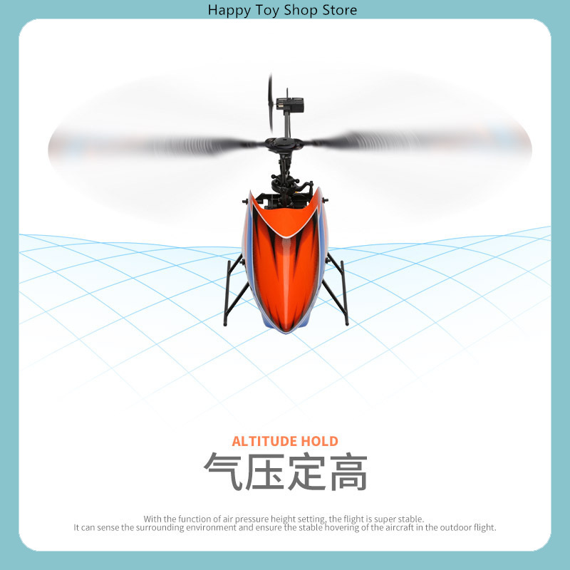WLtoys XK K127 4CH Flybarless  - огляд і ціна Rc Helicopter Single Rotor