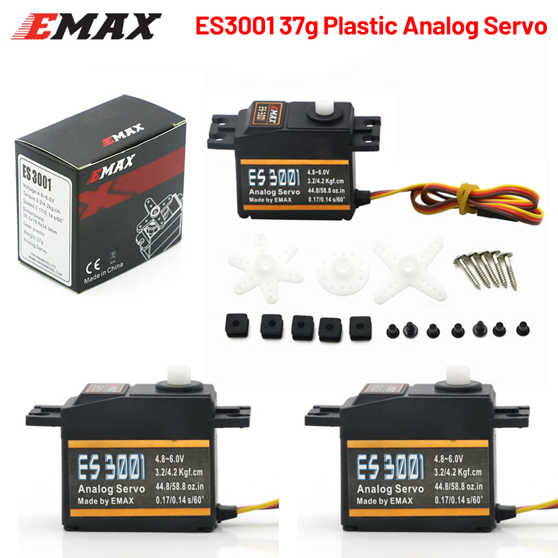 1/4PCS EMAX ES3001 4.8-6.0V 37 - огляд і ціна Rc Helicopter Parts