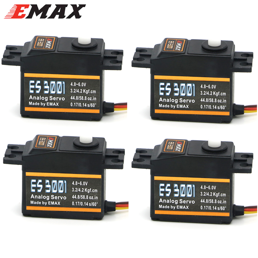 1/4PCS EMAX ES3001 4.8-6.0V 37 - огляд і ціна Rc Helicopter Parts